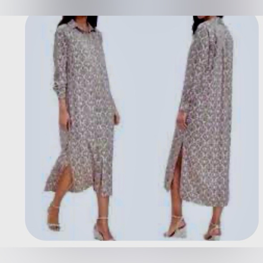 Loft Tuilerie Midi Shirtdress
Floral Print ‎ Long Sleeve Dress Flowy